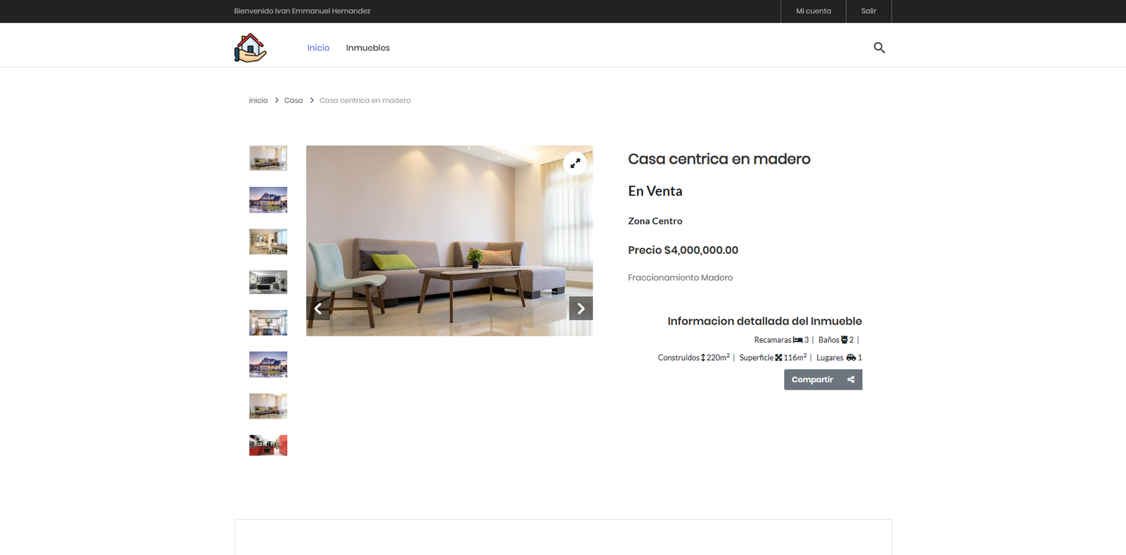 Detalles del inmueble